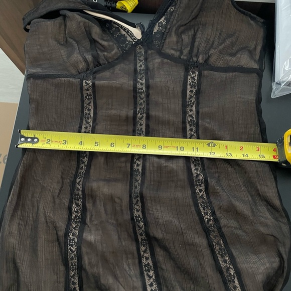 Vintage black mesh dress - Picture 6 of 7